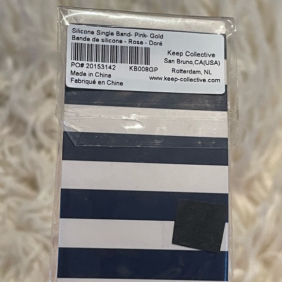 New Keep Collective Pink Silicone Bracelet - Picture 2 of 3